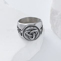 Anillos de dedo de acero inoxidable 304 para hombres&nbsp;VP8445-3