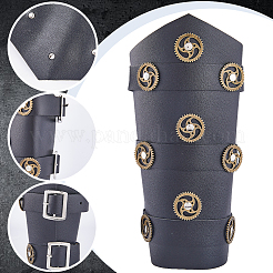 Verstellbares PU-Leder-Manschettenarmband für Biker&nbsp;AJEW-WH0415-25B