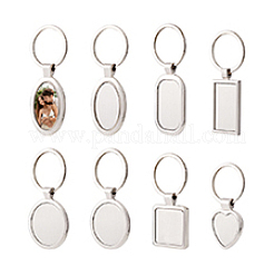 12 porte-clés vierge en alliage de 6 styles&nbsp;AJEW-GA0007-46