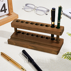 Support de rangement pour stylos en bois&nbsp;ODIS-WH0038-241A-1