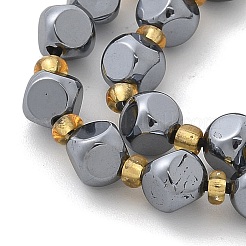 Brins de perles rondes en pierre térahertz&nbsp;G-R002-01A