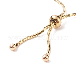 Fabrication de bracelets réglables en acier inoxydable 304 avec placage ionique (IP)&nbsp;LS-STAS-G169-02G