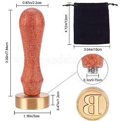 1 tête de tampon en laiton doré&nbsp;DIY-CA0006-33B