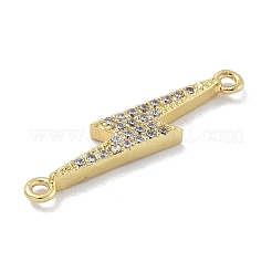 Gestell aus Messing mit Mikropflaster und klaren Zirkonia&nbsp;KK-A234-067G