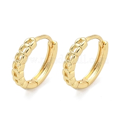 Orecchini a cerchio in ottone quadrato cavo&nbsp;EJEW-Z102-22G