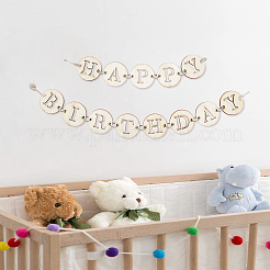 Ensembles de connecteurs de liens en bois naturel&nbsp;WOOD-WH0109-09