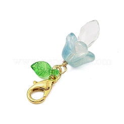 Adornos colgantes de vidrio y acrílico con forma de hongo&nbsp;HJEW-JM02497