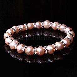 Perline distanziatori strass in ottone&nbsp;RB-PH0007-01B