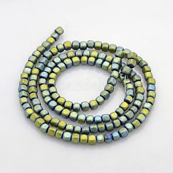Electroplate non magnetici ematite sintetico fili di perline&nbsp;G-J212D-02