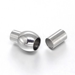Fermoirs magnétiques en acier inoxydable 304 résistant au ternissement avec emembouts collées&nbsp;X-STAS-D059-33A