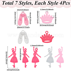 28 pièces 7 styles pendentifs en alliage&nbsp;FIND-SC0013-37