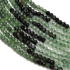 Stränge aus naturgrünen Jadeperlen mit Farbverlauf&nbsp;GG-CBA77FB-B03-2mm