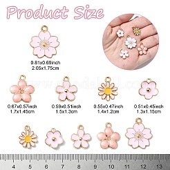 25pcs 5 styles de pendentifs en émail en alliage&nbsp;ENAM-YW0004-27B