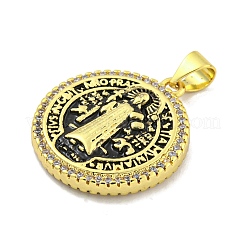 Cremagliera placcatura micro ottone spianare pendenti zirconi&nbsp;KK-B091-22G-07