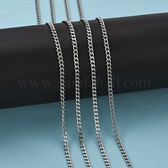 Chaînes gourmettes en acier inoxydable 304 résistant au ternissement&nbsp;CHS-R009-02