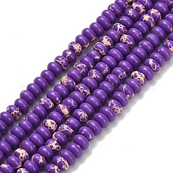 Synthetische imperiale Jaspisperlenstränge&nbsp;G-L635-A09-4x2mm-05