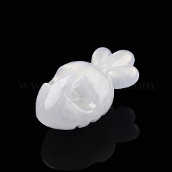Undurchsichtiges Acryl mit Glitzerpulverperlen&nbsp;SACR-G024-02