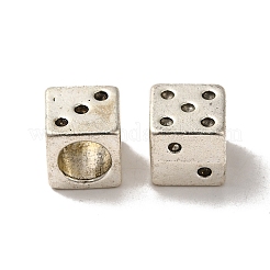 Tibetischer Stil Legierung europäische Perlen Fassungen für Strasssteine&nbsp;FIND-A038-02A-AS