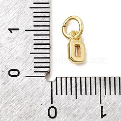 Breloques en laiton avec zircone cubique&nbsp;KK-G554-02D-03