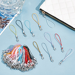 100 Stück Nylon-Handygurte in 10 Farben&nbsp;FIND-GF0008-99