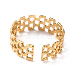 Anillos de dedo de acero inoxidable 304 con revestimiento iónico (IP)&nbsp;RJEW-L102-20G