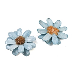 Grands pendentifs en résine époxy et fleurs séchées&nbsp;RE-CBAAE94-01A