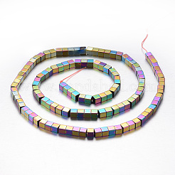 Electroplate magnetico ematite sintetico fili di perline&nbsp;G-A164-03A-01