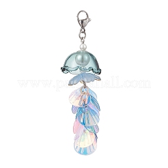 3 pezzo di perle di conchiglia di medusa e paillettes di plastica in PVC e decorazioni pendenti in acrilico&nbsp;HJEW-TA00435