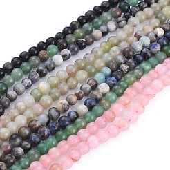 Chapelets de perles en pierre gemme naturelle&nbsp;G-F591-03M-6mm