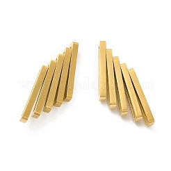 Pendientes de rombo de acero inoxidable 304 con revestimiento iónico (IP) para mujer&nbsp;X-EJEW-A089-05G