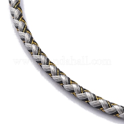 Creazione di braccialetti intrecciati in cordino di poliestere&nbsp;MAK-Z003-01P-12