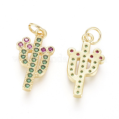 Colgante micropavé cubic zirconia de latón&nbsp;X-ZIRC-L093-14G