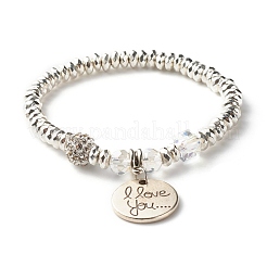 Ensembles de bracelets extensibles de perles bodhi rondes&nbsp;BJEW-JB07346