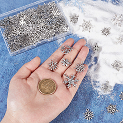 120pcs 12 pendentifs en alliage de style tibétain&nbsp;TIBE-SC0001-84