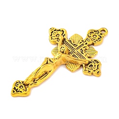 Colgantes de la aleación de estilo tibetano&nbsp;TIBEP-3035-AG-NR
