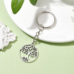 Portachiavi con albero della vita in lega in stile tibetano&nbsp;KEYC-JKC00693-02