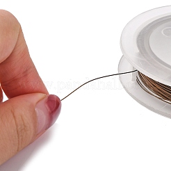 Runder Kupferdraht für die Schmuckherstellung&nbsp;CWIR-WH0001-0.4mm-01-1