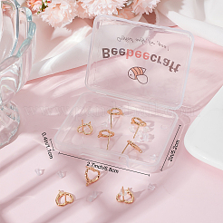 16 Stück Ohrstecker aus Messing&nbsp;KK-BBC0004-56