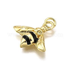 Ciondoli smaltato in ottone&nbsp;KK-D343-06G