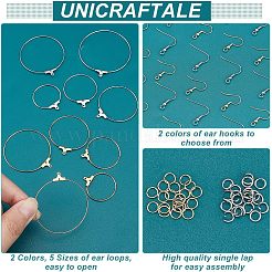 DIY-Set zum Herstellen von Drahtwickelringen und Ohrhängern&nbsp;DIY-UN0003-65