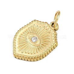 Pendentifs en strass en acier inoxydable 304&nbsp;STAS-L296-10G