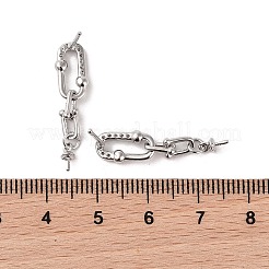 Ottone con risultati di orecchini a bottone in zirconia cubica&nbsp;KK-B087-07P