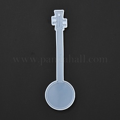 DIY Runde Mondlaute Lesezeichen Silikonformen&nbsp;DIY-F089-02