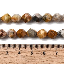 Chapelets de perles en agate fou naturel&nbsp;G-Z119-A13-03
