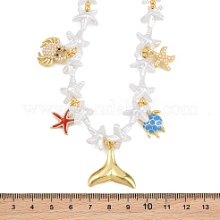 Collares colgantes con animales marinos&nbsp;KK-CBA4547-03C-G