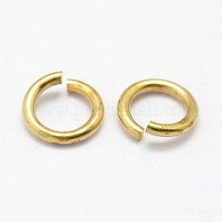 Anillos de salto abiertos cortados con sierra de latón&nbsp;LS-KK-P096-08-A