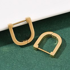 Orecchini a cerchio ad arco in acciaio inossidabile 304&nbsp;EJEW-I320-26G-01