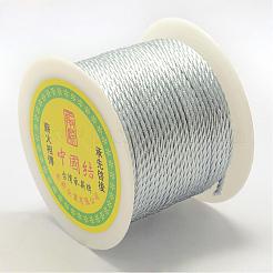 Cordon tressé en nylon pour la création de bijoux tissés et le macramé.&nbsp;NWIR-R026-3.0mm-484