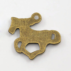 Tibetischer stil Aluminium Anhänger & Charms&nbsp;TIBEB-LF1172YKG-AB-LF