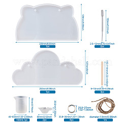DIY Silikon Hangtag Formen Kits&nbsp;DIY-TA0008-41